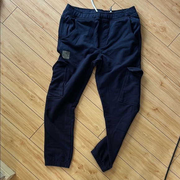 Men's Navy Jogger Pants - Picture 5 of 7